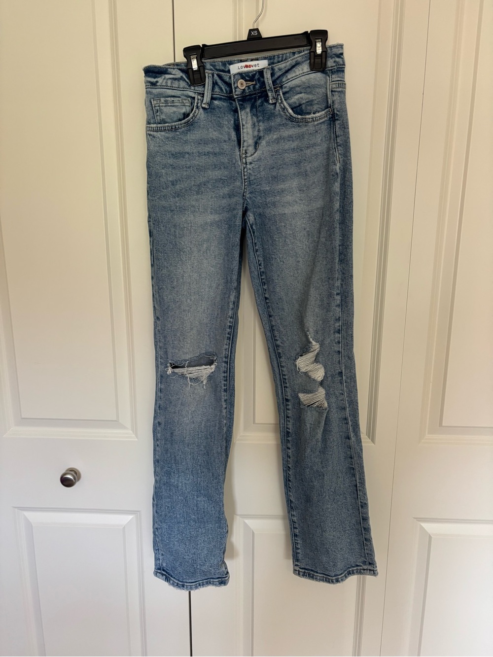 Women’s Lovervet by vervet distressed denim jeans sz 25/1.